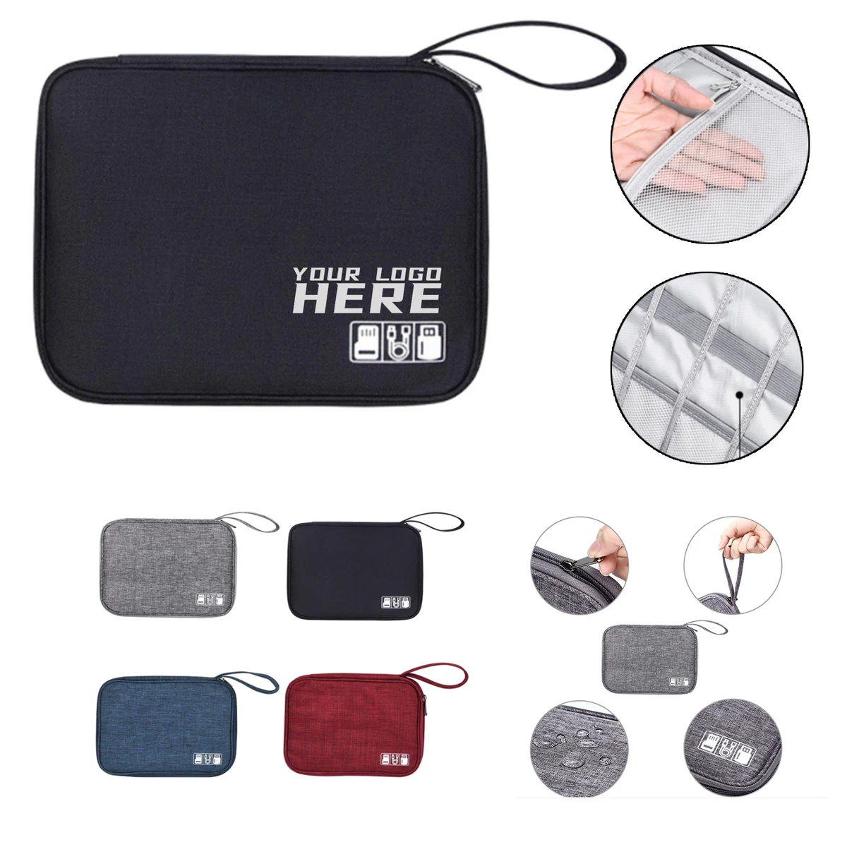Electronic Travel Cable Organizer Bag 1
