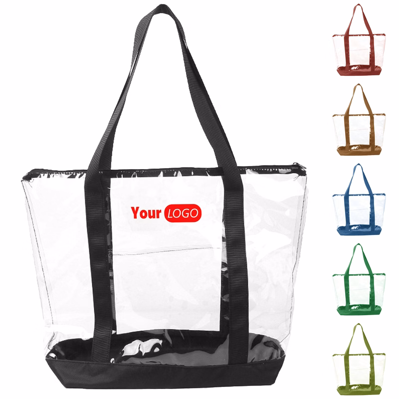 Pvc Transparent Tote Bag With Durable Straps ?C Ideal For Easy Access And Style
