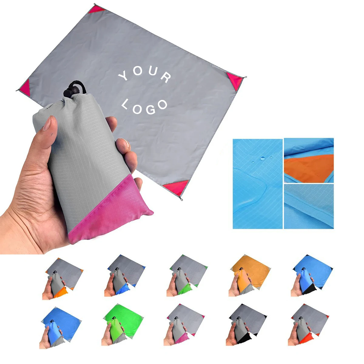 Oxford Picnic Mat with 82 Inch Wide Waterproof Coverage 1