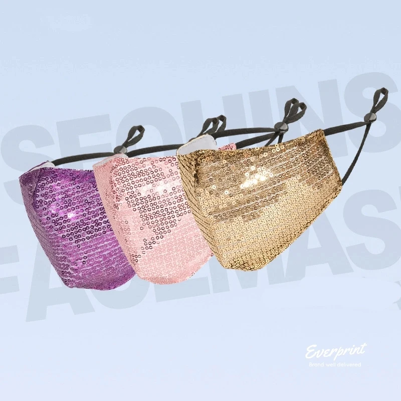 Sequin Face Mask 1