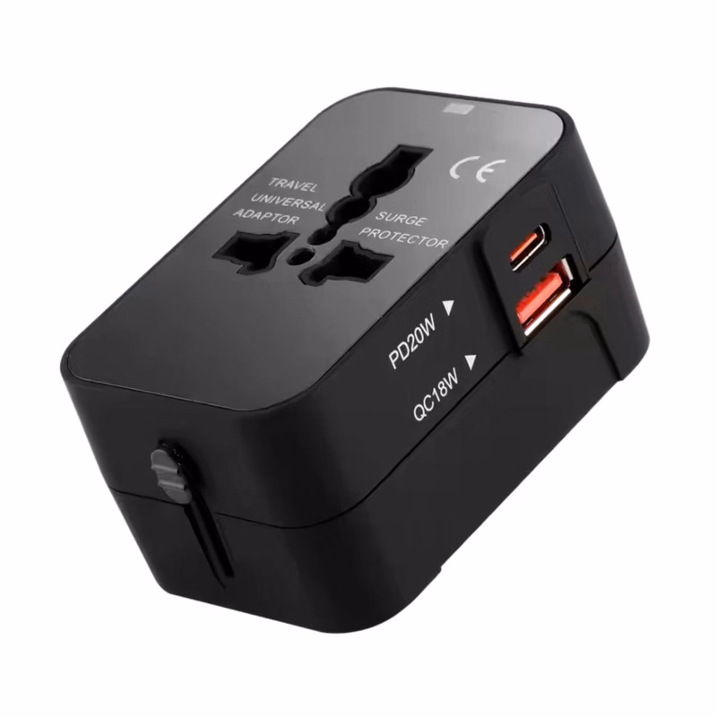 Type C USB A Universal Fast Charge Adapter - QC18W + PD20W