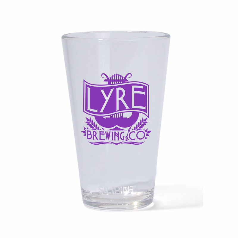 Silipint® Clear Pint Glass - 16 oz.
