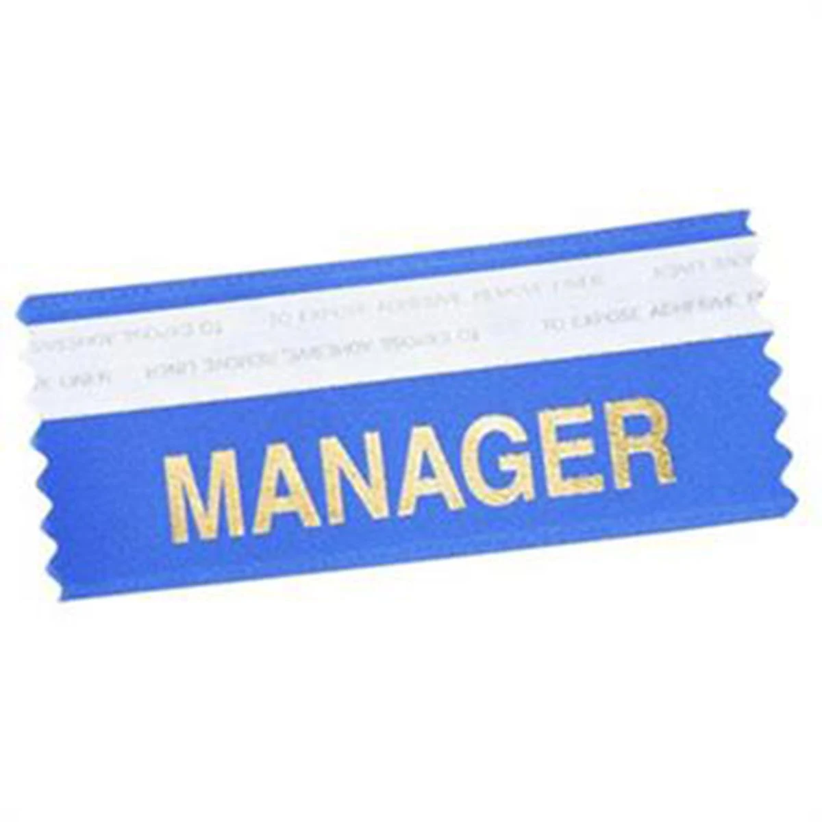 Horizontal Ribbon Badge (1-5/8"x4") 1