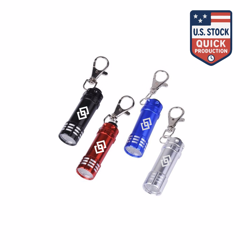 3 LED Aluminum Key Chain Flashlight