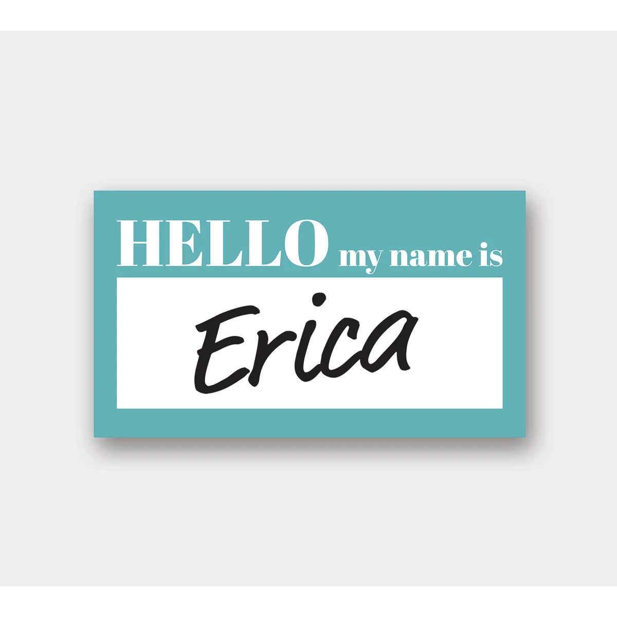 Rectangle - Permanent Outdoor Sticker - 3.5" x 2" 1