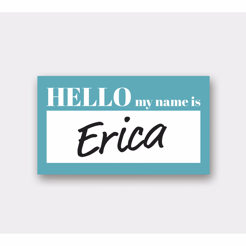Rectangle - Removable Writeable Matte Sticker - 3.5" x 2"