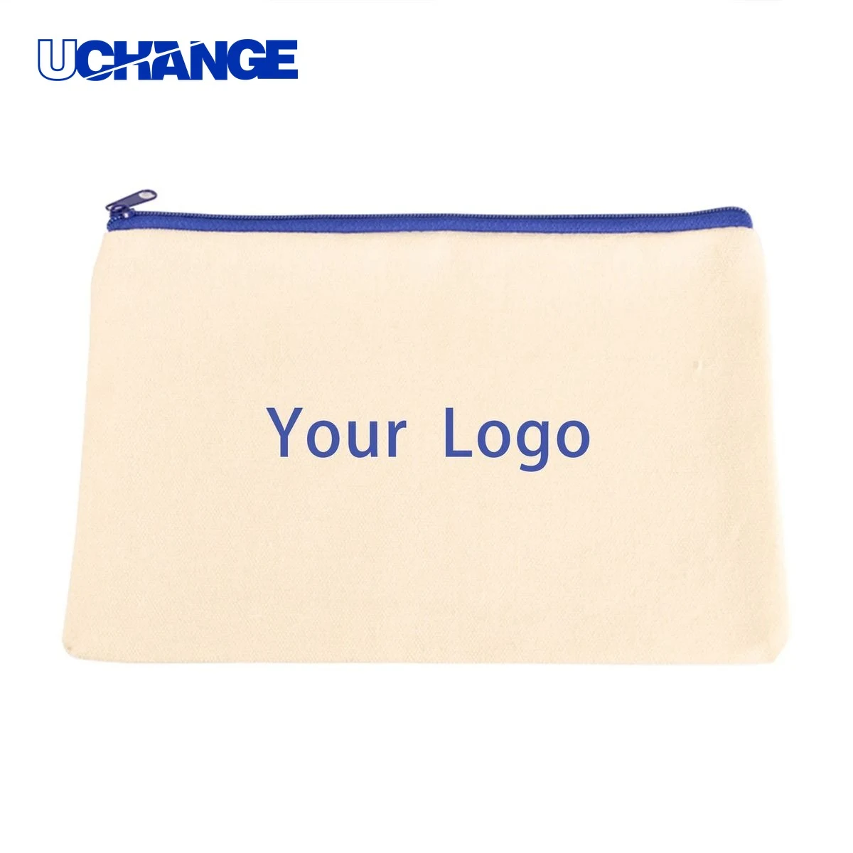 Canvas Cosmetic Bag Organizer With Zipper 1