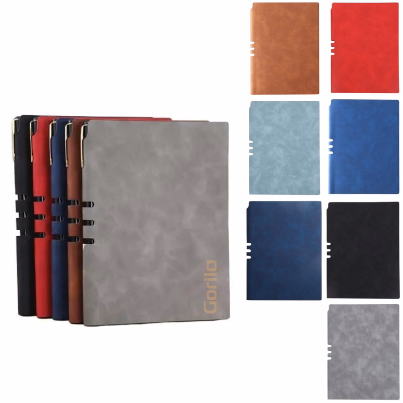 Customizable Logo Leather Cover Notebook