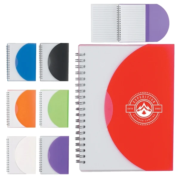 Custom Polypropylene Mini Spiral Notebook 1