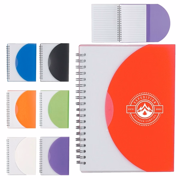 Custom Polypropylene Mini Spiral Notebook