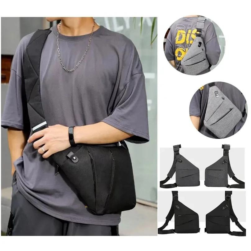 Waterproof Oxford Crossbody Shoulder Bag 1