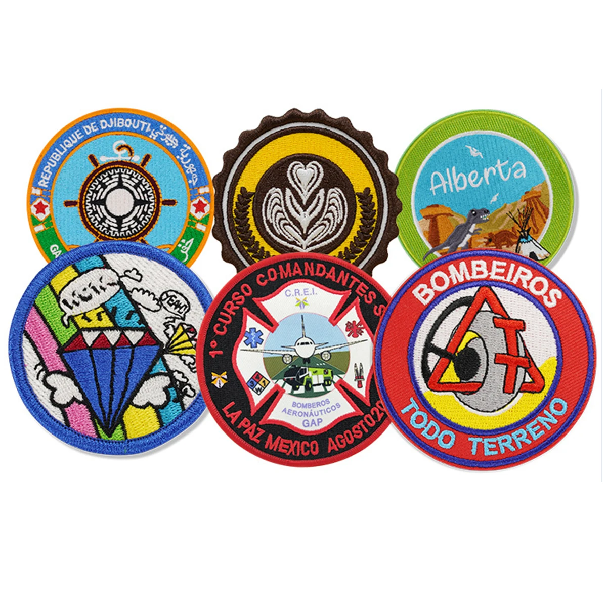 Custom Full color Embroidered Patch 1