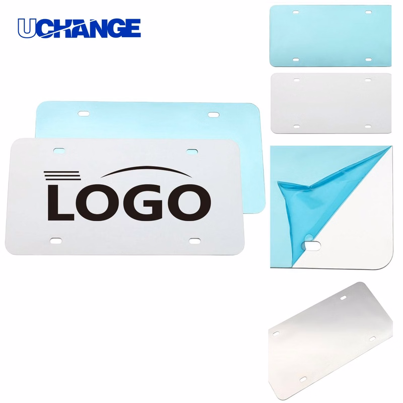 Customizable Metal License Plate for Cars