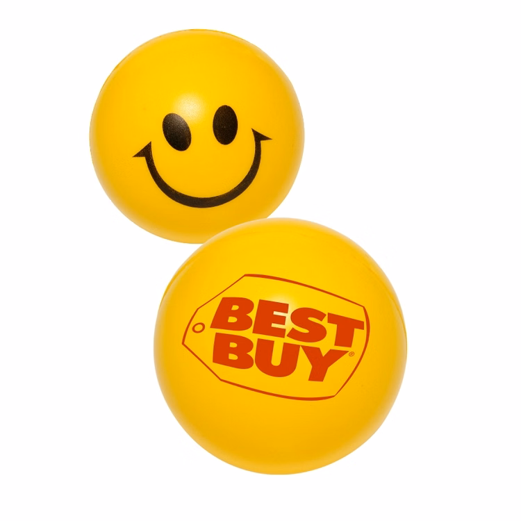 Happy Face Smiley Stress Ball Reliever