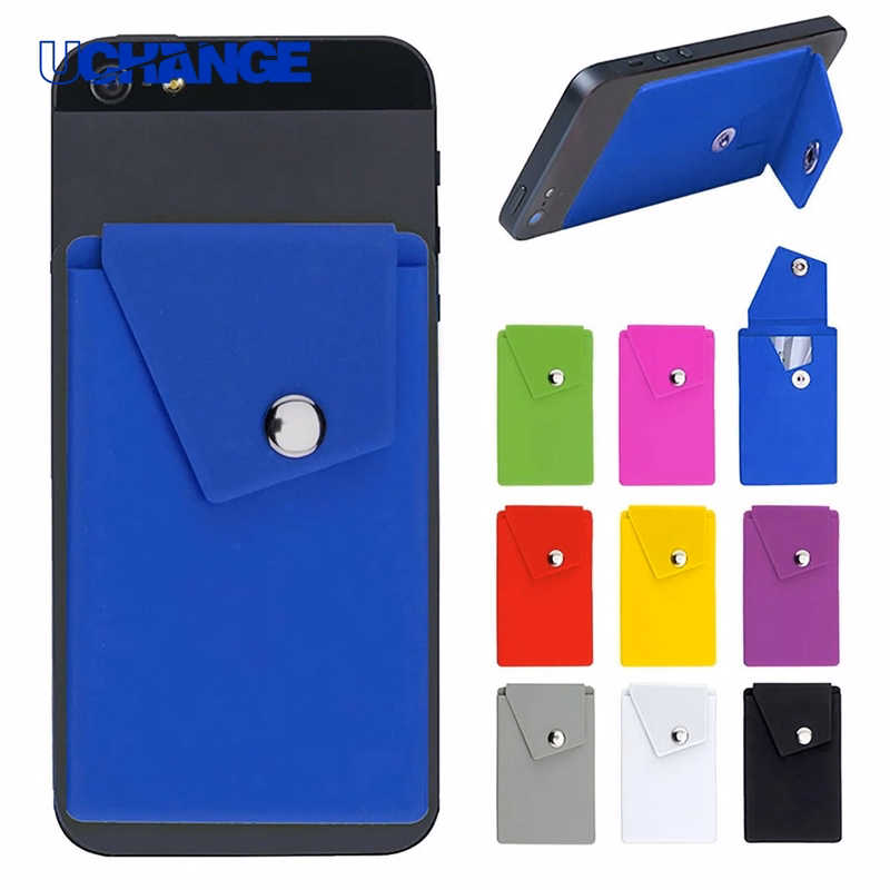 Silicone Phone Stand Wallet Combo for Desk & On-the-Go Use