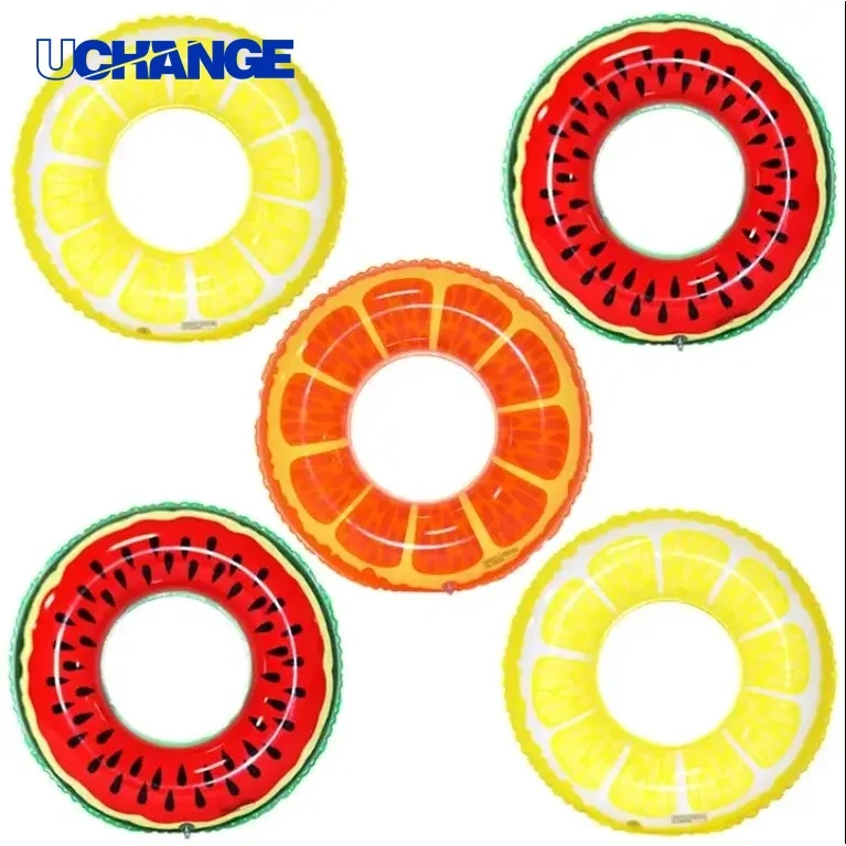 Fruit-Shaped Inflatable Swimming Ring for Pool & Beach Fun 1
