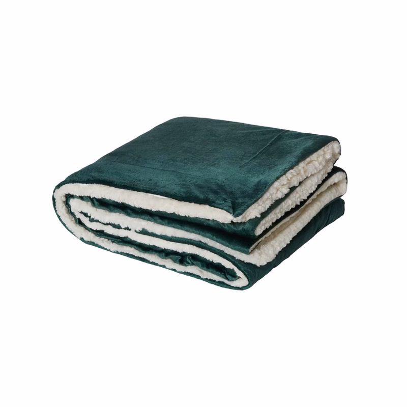 Deluxe Micro Mink Sherpa Blanket