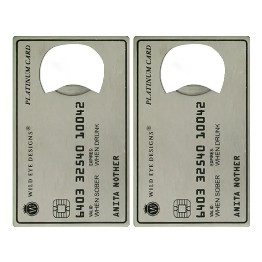 Platinum Card Shaped Bottle Opener 1