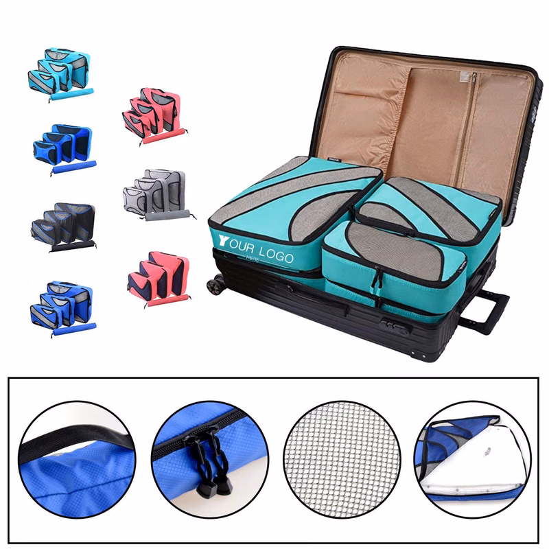 3 Pcs Compression Packing Cubes Bags Set