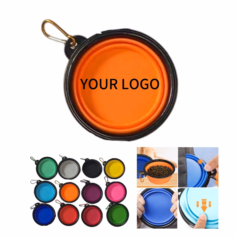 Travel Pet Bowl TPE Collapsible with Hook Attachment