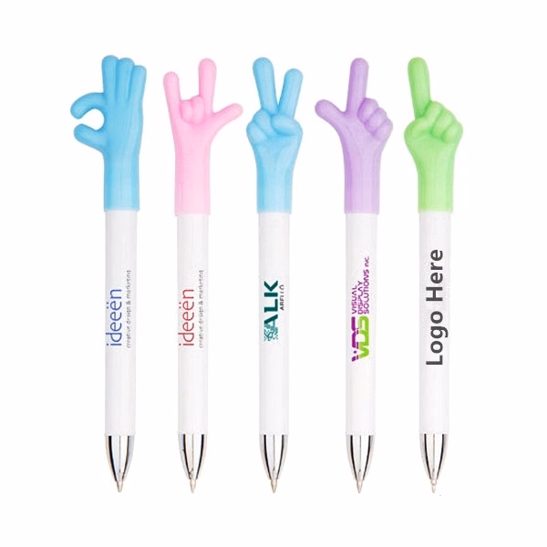 Finger Gesture Shaped Ball Point Pens
