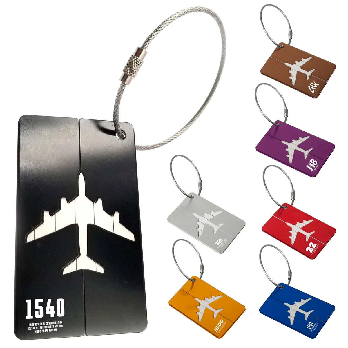 Aluminium Alloy Travel Luggage Tag 1