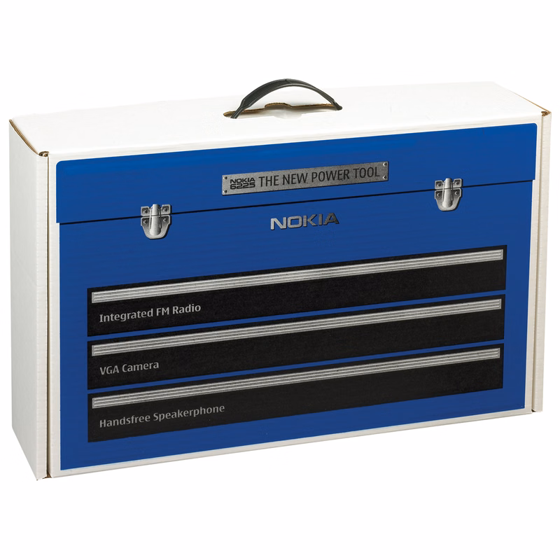 18 1/4" x 11 3/8" x 4 1/2" - B-Flute Box with Handle