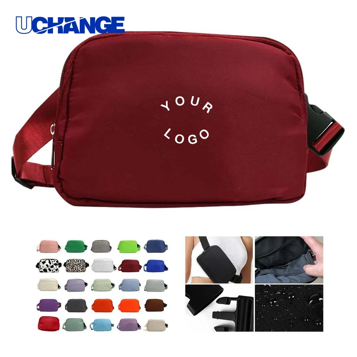 Polyester Crossbody Bag with Adjustable Strap Organizer 1