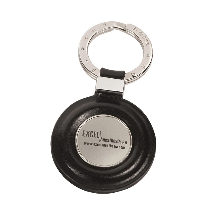 Insignia Series Black Leatherette Key-tag 1