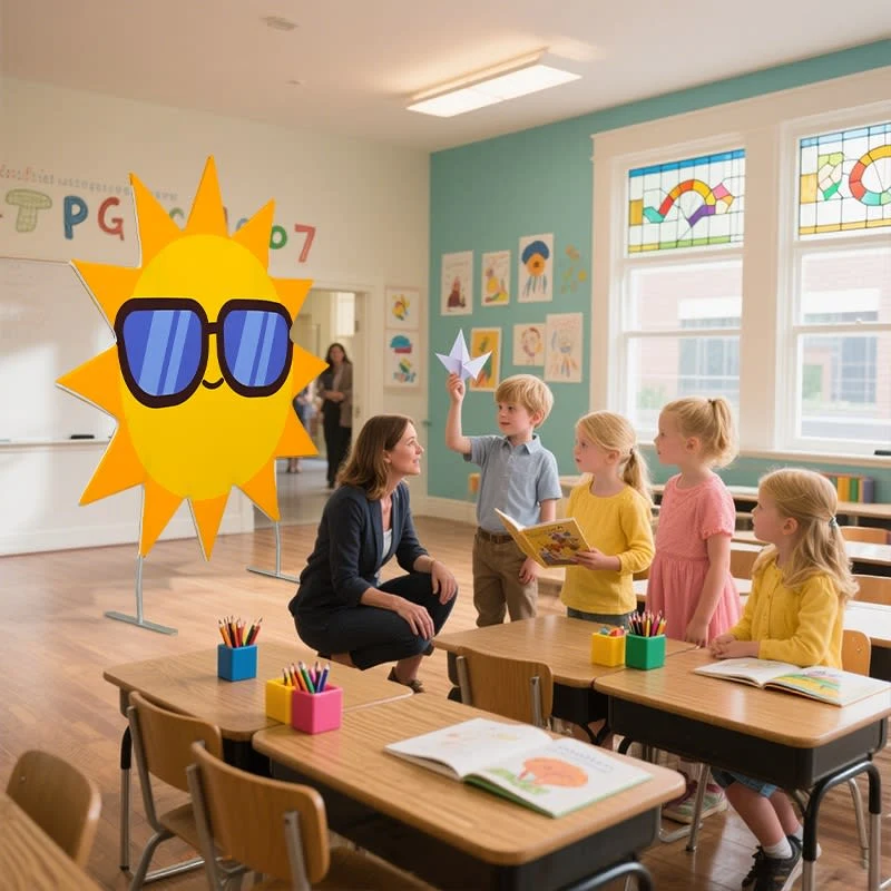 Sun Shaped Backdrop 1