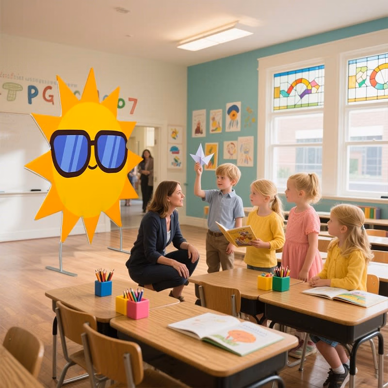 Sun Shaped Backdrop