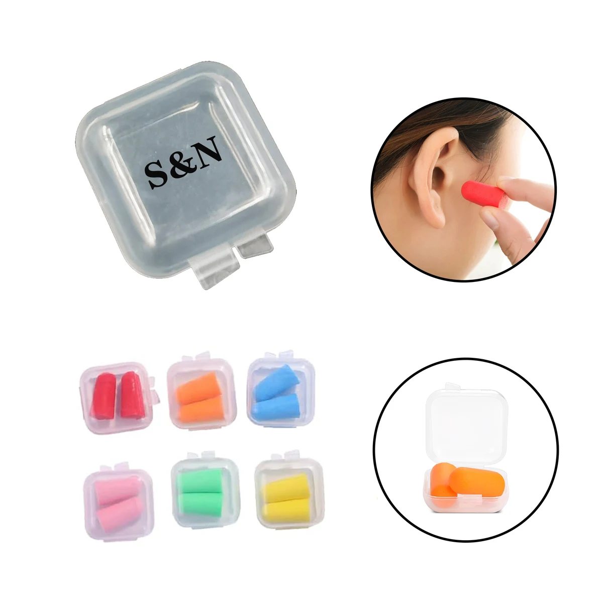 Anti Noise Sleep Foam Earplugs 1