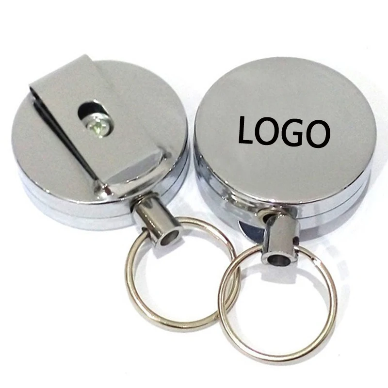 Round Shaped Metal Keychain 1