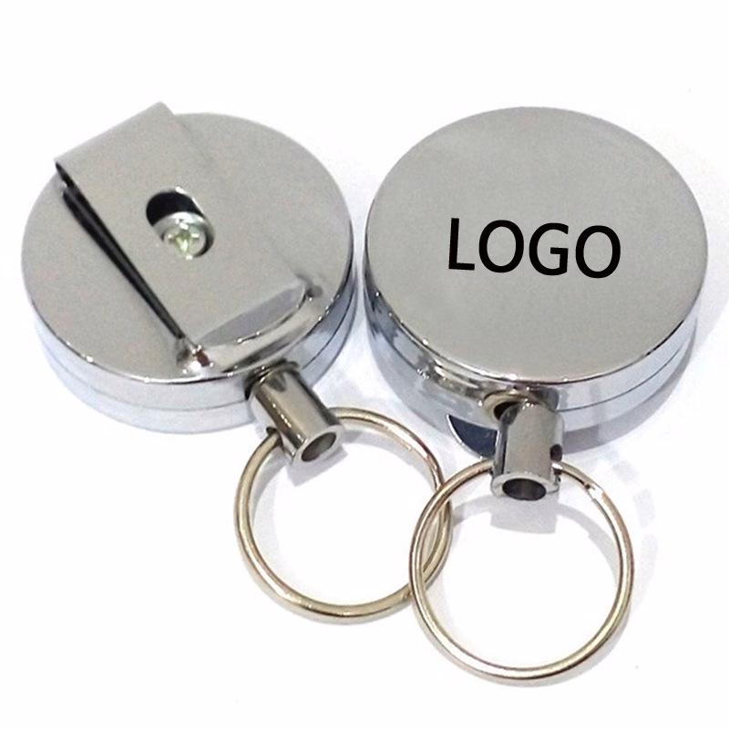 Round Shaped Metal Keychain