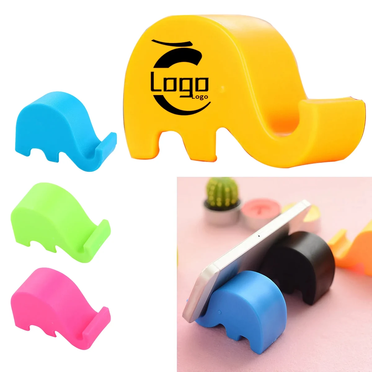 Creative Little Elephant Mobile Phone Holder 1