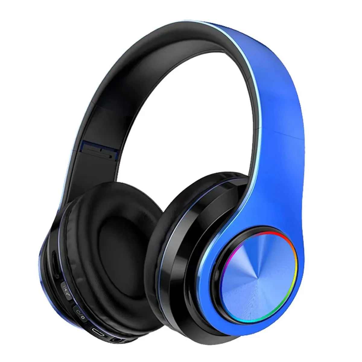 Bluetooth Headphones Wireless Over Ear Stereo LED Lights 1