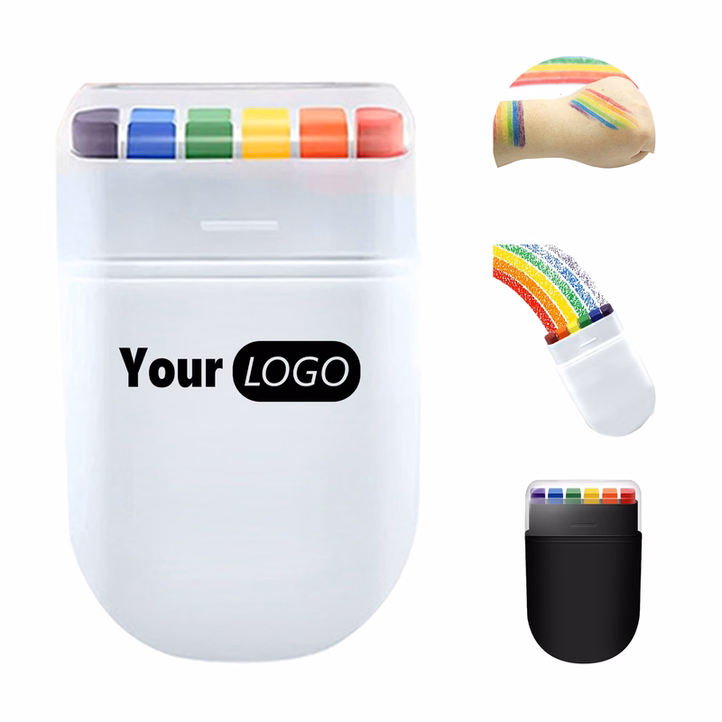Rainbow Six-Color Face Paint