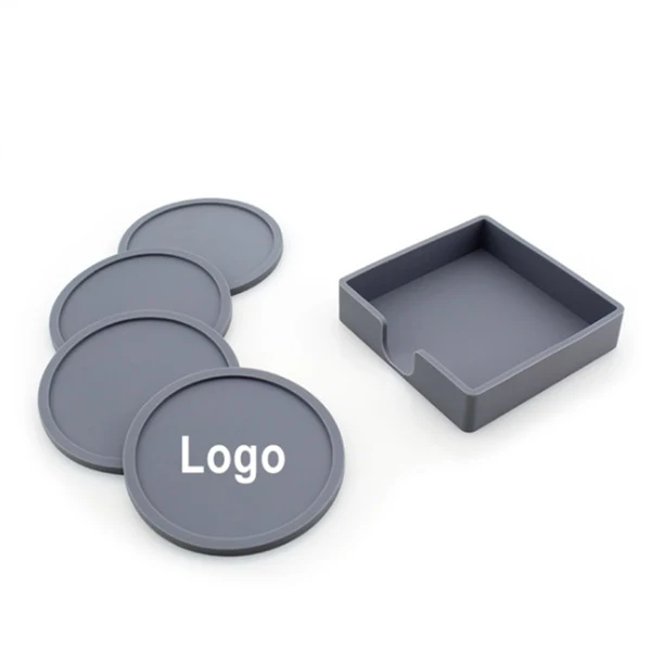 Silicone Drink Coasters Set of 5 1