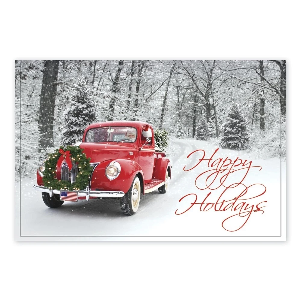 Santa's Ride Holiday Postcards 1