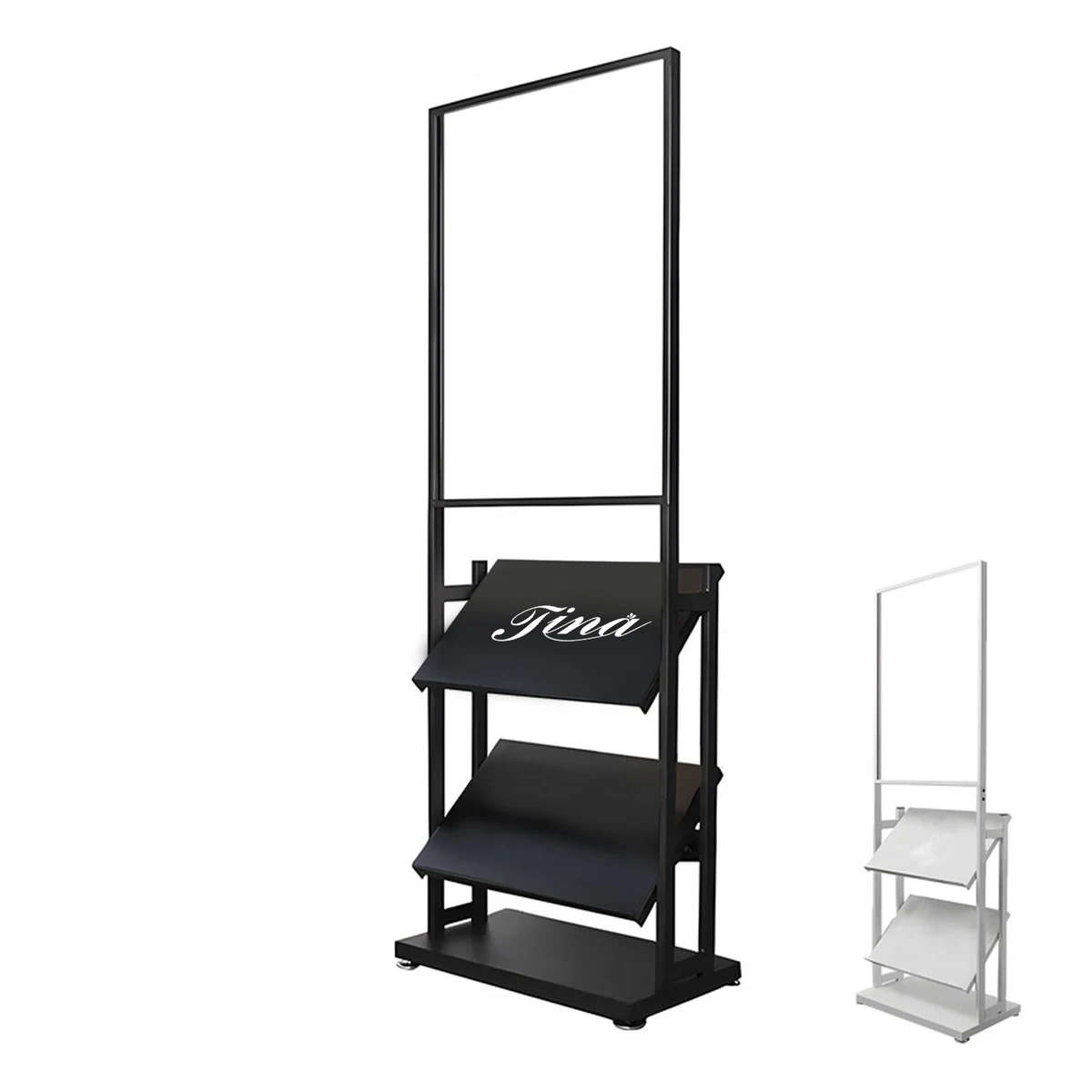 Customized Floor Standing Brochure Display Rack 1