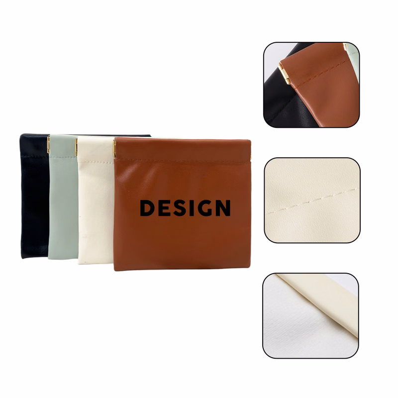 Squeeze Coin Purse Pouch Change Holder