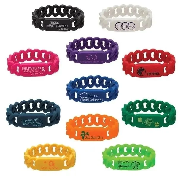Silicone Twist Bracelet Wristband 1