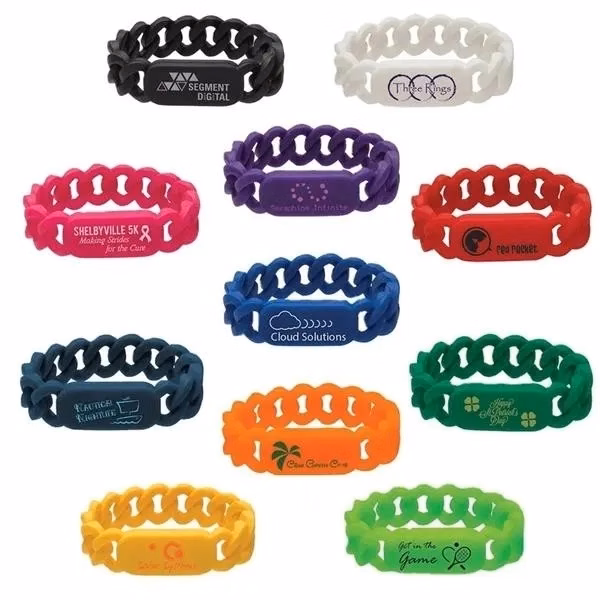 Silicone Twist Bracelet Wristband