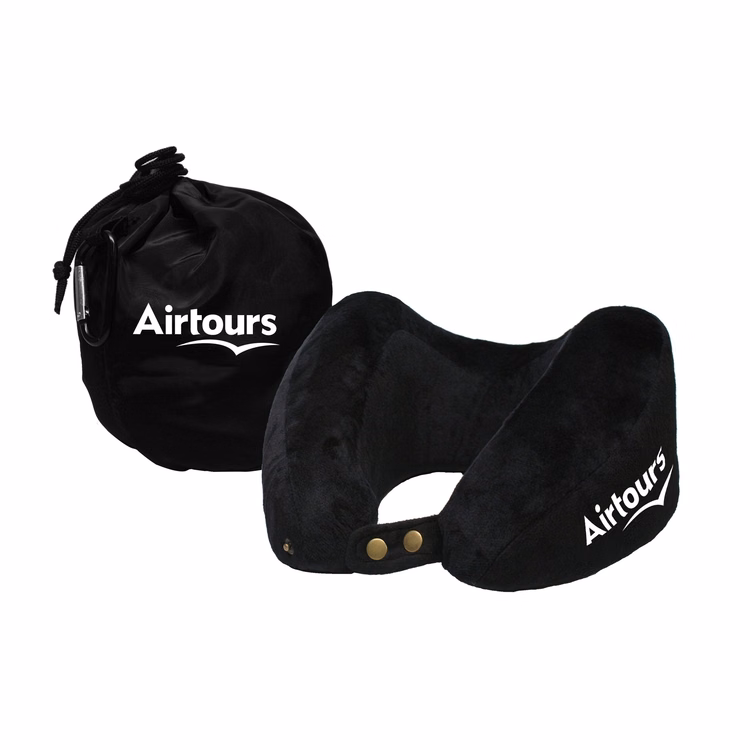 Roll and Go Memory Foam Neck Pillow