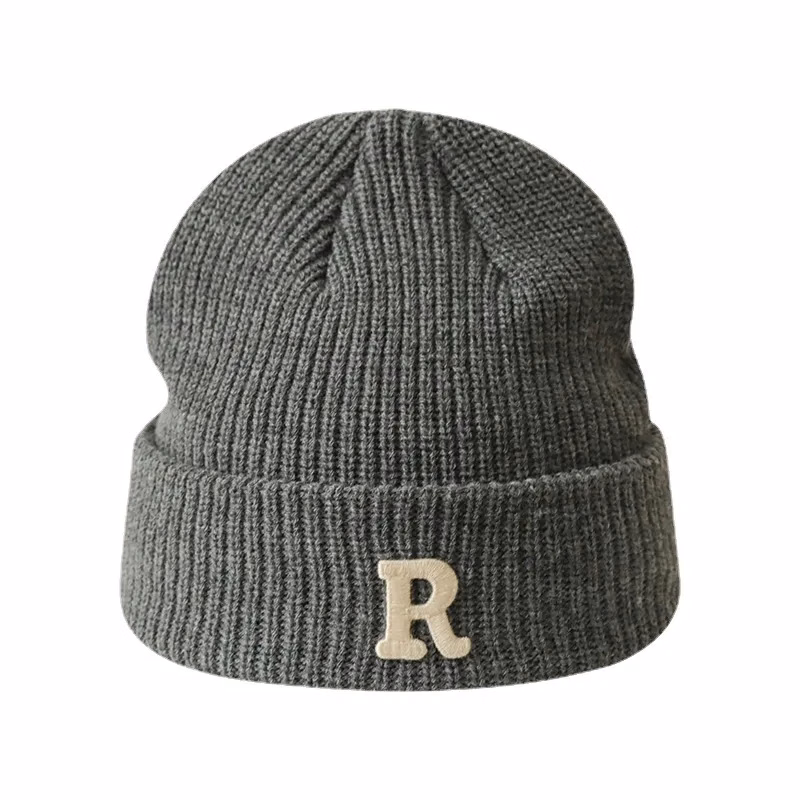 Knitted Hats For Men And Women R Letters Hip Hop