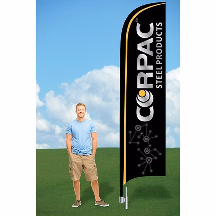 11ft Swooper Flag with Ground Stake-single