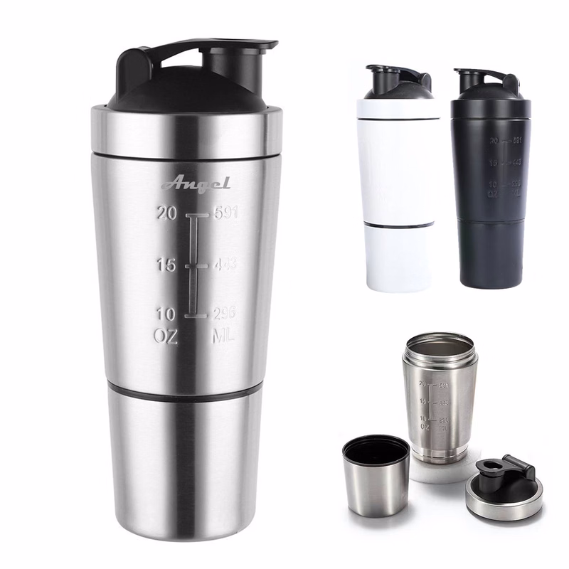 20Oz Stainless Steel Shaker Bottle