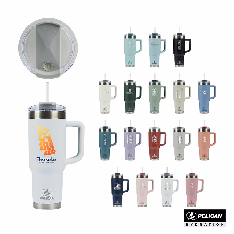 Pelican Porter™ 40 oz. Recycled Double Wall Stainless Steel Travel Tumbler