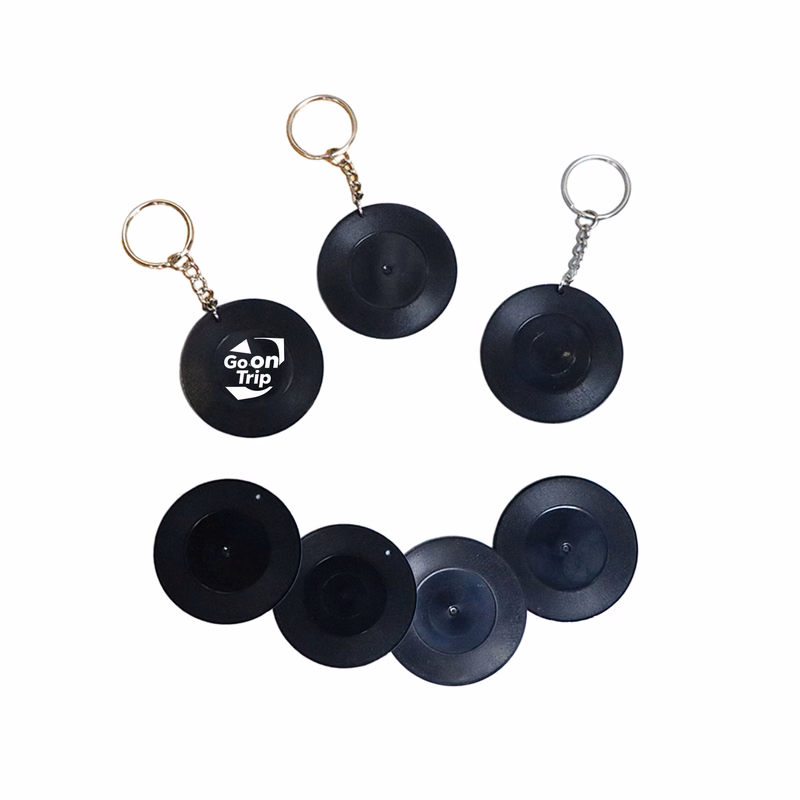 Music Record Keychain