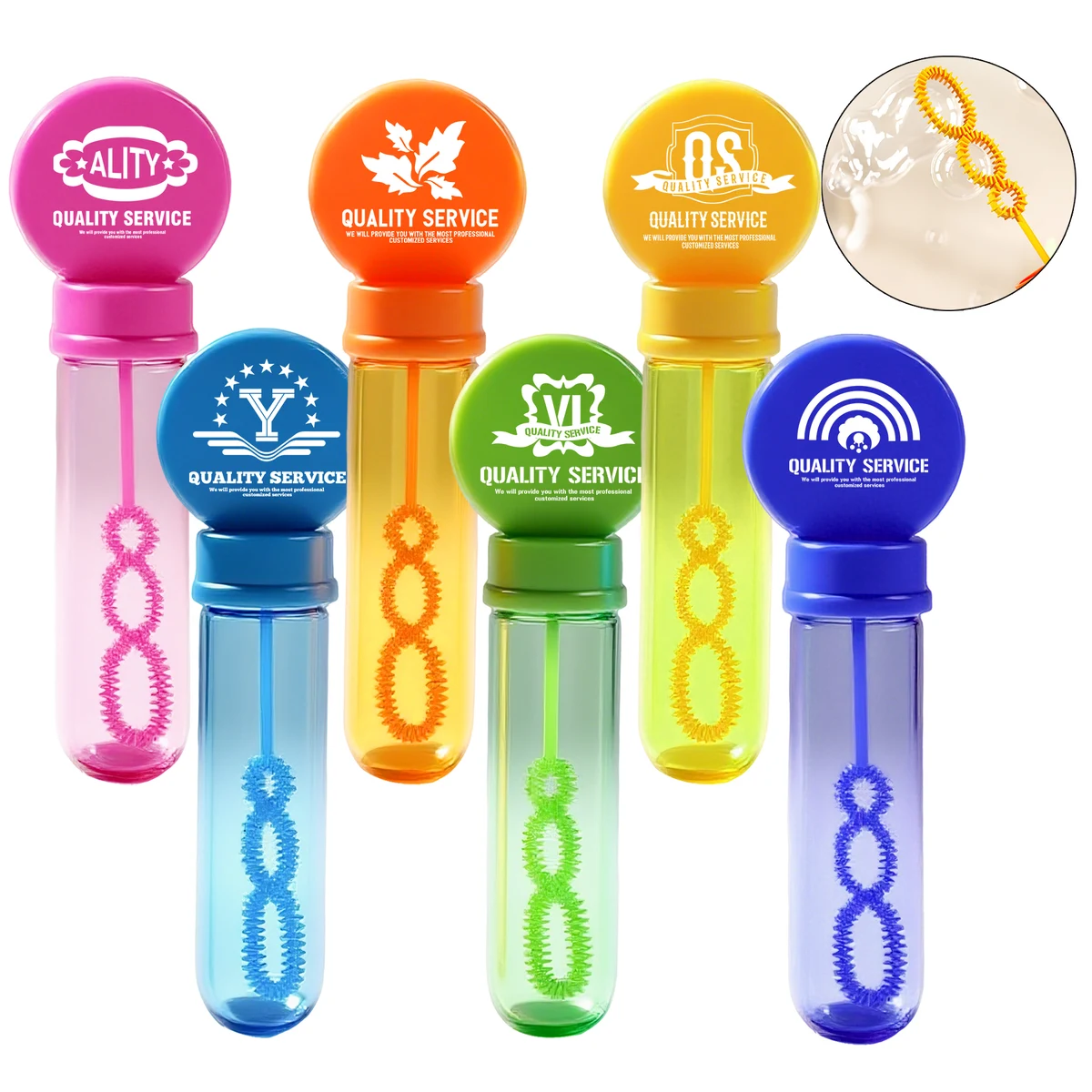1 OZ Tube Bubbles Dispenser With Sticker 1